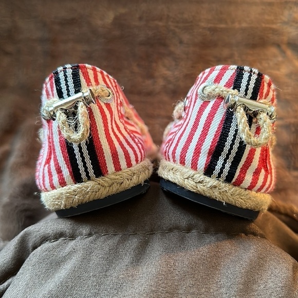 NAUTICA Rudder 2 Red and White Stripe Espadrille Size 6 - Picture 12 of 12